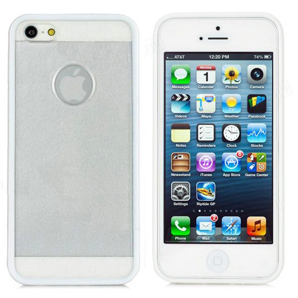 Хибриден кейс за iPhone 5, iPhone 5S, iPhone SE - Free Logo Frame Case (прозрачен-мат) | JAR Computers Хибриден кейс за iPhone 5, iPhone 5S, iPhone SE - Free Logo Frame Case (прозрачен-мат)