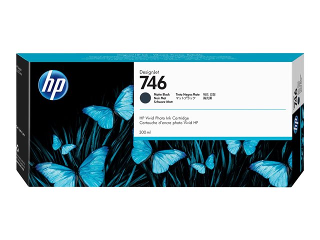 HP 746 300-ml Matte Black Ink Cartridge | JAR Computers HP 746 300-ml Matte Black Ink Cartridge