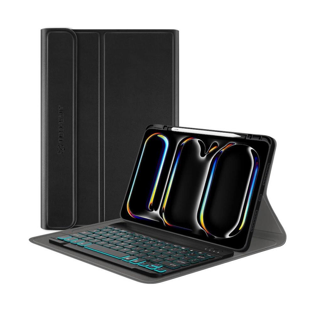 Кожен калъф и безжична блутут клавиатура за iPad Pro 11 (2024) - Techsuit CozyTab Case and Bluetooth Keyboard (черен) | JAR Computers Кожен калъф и безжична блутут клавиатура за iPad Pro 11 (2024) - Techsuit CozyTab Case and Bluetooth Keyboard (черен)