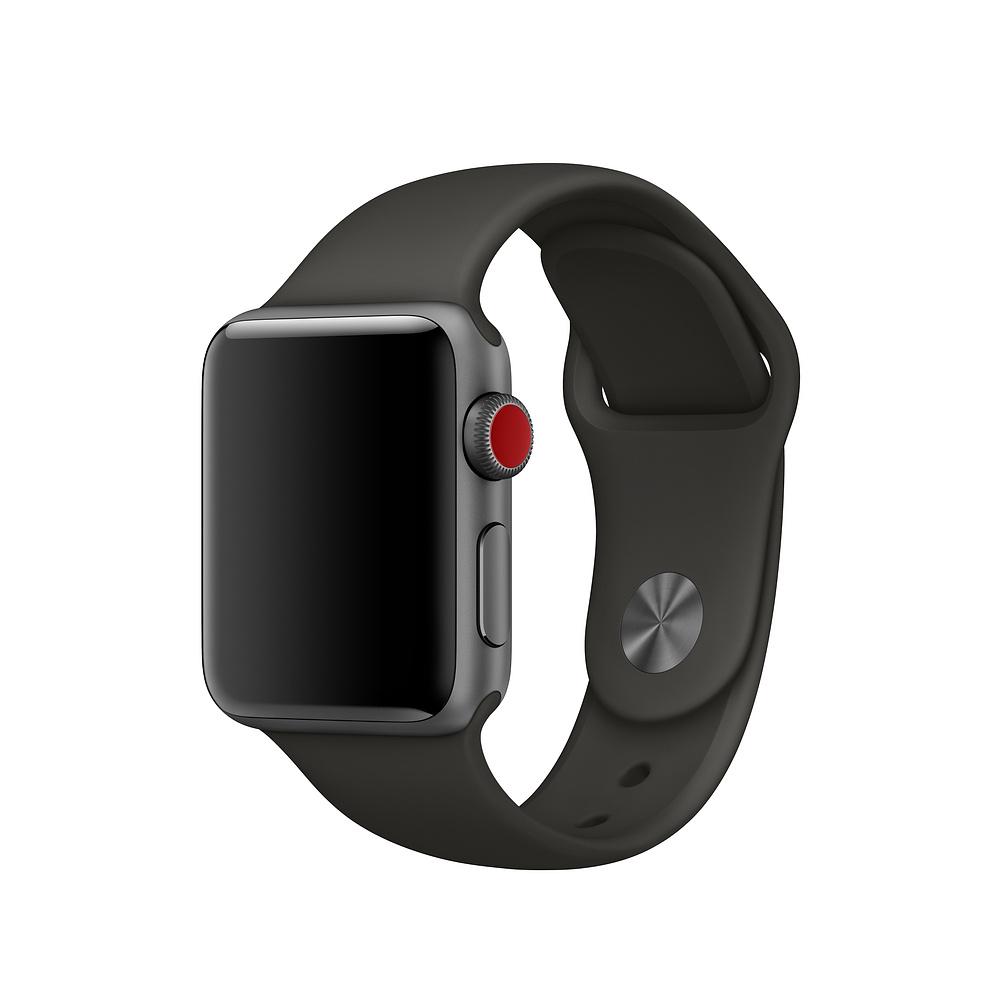 Оригинална силиконова каишка за Apple Watch 38мм, 40мм, 41мм, 42мм (2024) (reconditioned) - Apple Sport Band S/M & M/L (Apple Box) (тъмносив) | JAR Computers Оригинална силиконова каишка за Apple Watch 38мм, 40мм, 41мм, 42мм (2024) (reconditioned) - Apple Sport Band S/M & M/L (Apple Box) (тъмносив)