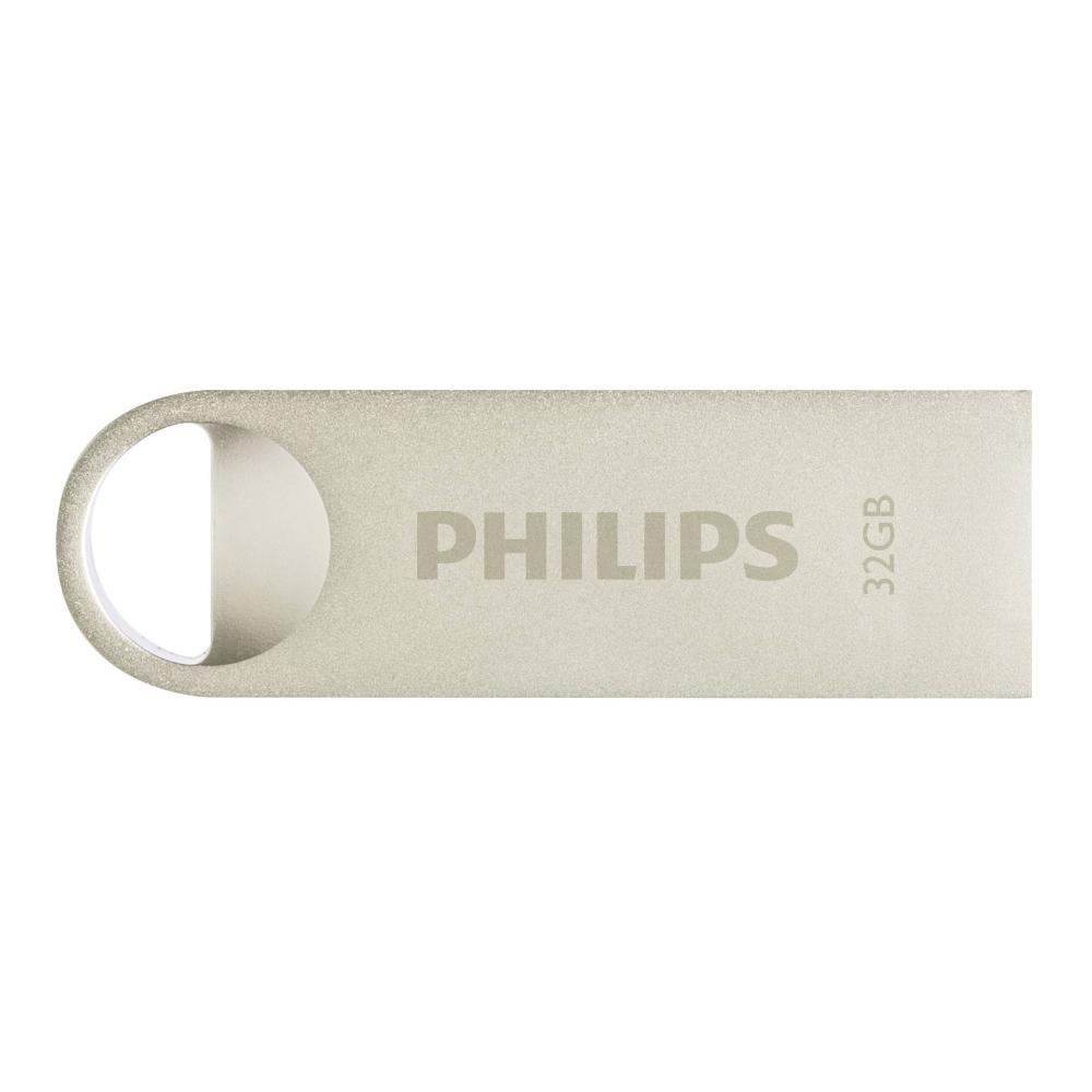Philips Moon 32GB USB 2.0 Stick Ασημί (FM32FD160B/00) (PHIFM32FD160B-00) | JAR Computers Philips Moon 32GB USB 2.0 Stick Ασημί (FM32FD160B/00) (PHIFM32FD160B-00)