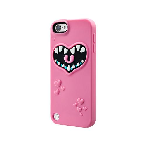 Силиконов калъф с аксесоари за iPod Touch 5G - SwitchEasy Monsters Pinky (розов) | JAR Computers Силиконов калъф с аксесоари за iPod Touch 5G - SwitchEasy Monsters Pinky (розов)