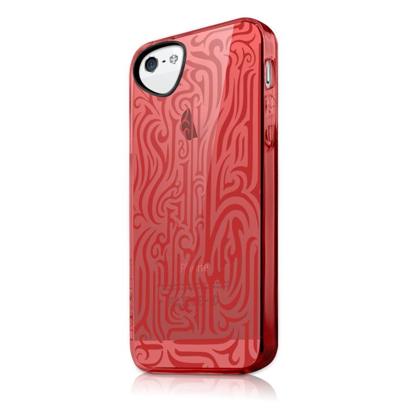 Термополиуретанов калъф за iPhone 5S, iPhone 5, iPhone SE - Itskins Ink Case (червен) | JAR Computers Термополиуретанов калъф за iPhone 5S, iPhone 5, iPhone SE - Itskins Ink Case (червен)