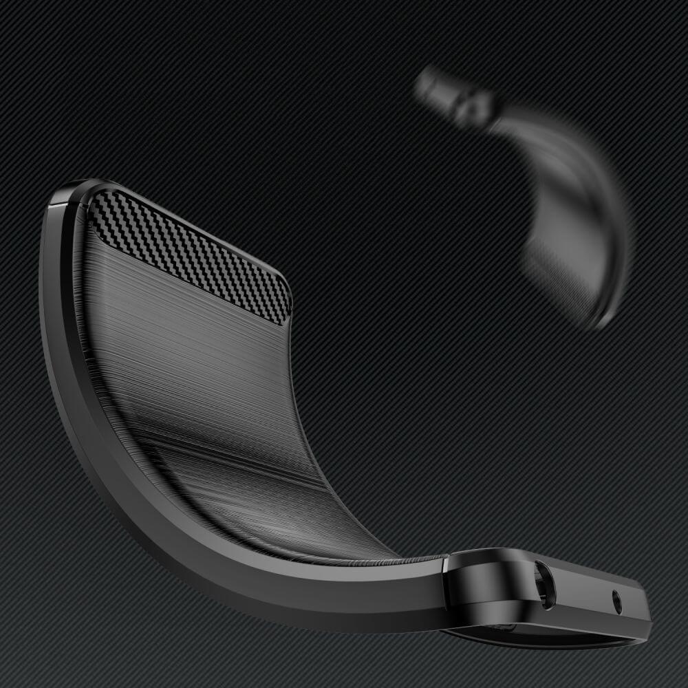 Тънък силиконов (TPU) калъф за Motorola Moto E22, Moto E22i - Tech-Protect Carbon Flexible TPU Case (черен) | JAR Computers Тънък силиконов (TPU) калъф за Motorola Moto E22, Moto E22i - Tech-Protect Carbon Flexible TPU Case (черен)