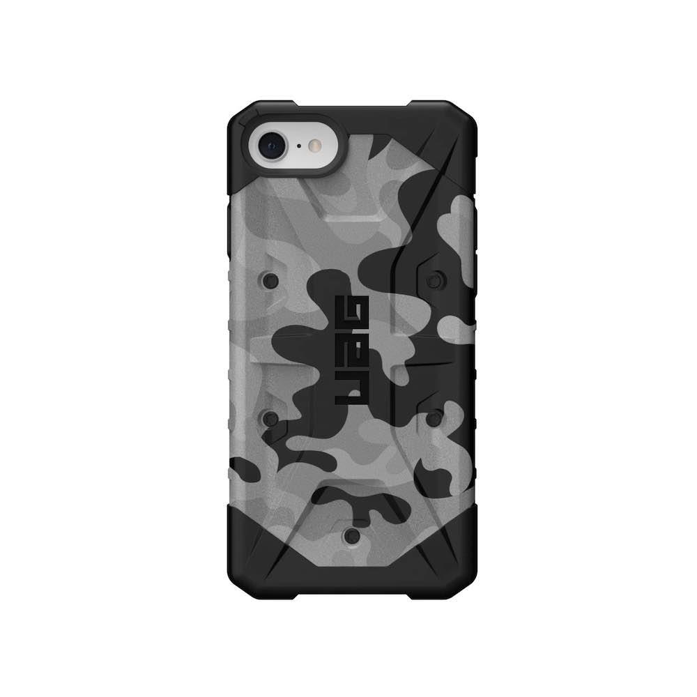 Удароустойчив хибриден кейс за iPhone SE (2022), iPhone SE (2020), iPhone 8, iPhone 7 - Urban Armor Gear Pathfinder SE Camo Case (сив камуфлаж) | JAR Computers Удароустойчив хибриден кейс за iPhone SE (2022), iPhone SE (2020), iPhone 8, iPhone 7 - Urban Armor Gear Pathfinder SE Camo Case (сив камуфлаж)