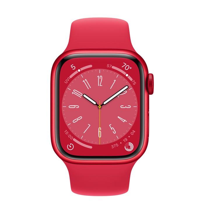 Умен часовник от Apple - Apple Watch Series 8 Cellular, 45mm (PRODUCT) RED | JAR Computers Умен часовник от Apple - Apple Watch Series 8 Cellular, 45mm (PRODUCT) RED