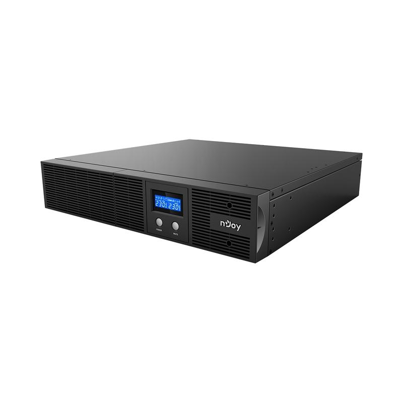 UPS 2200VA/1320W, Line Interactive, Rack, Микропроцесорно управление, Чиста синусооида - NJOY Argus 2200 | JAR Computers UPS 2200VA/1320W, Line Interactive, Rack, Микропроцесорно управление, Чиста синусооида - NJOY Argus 2200
