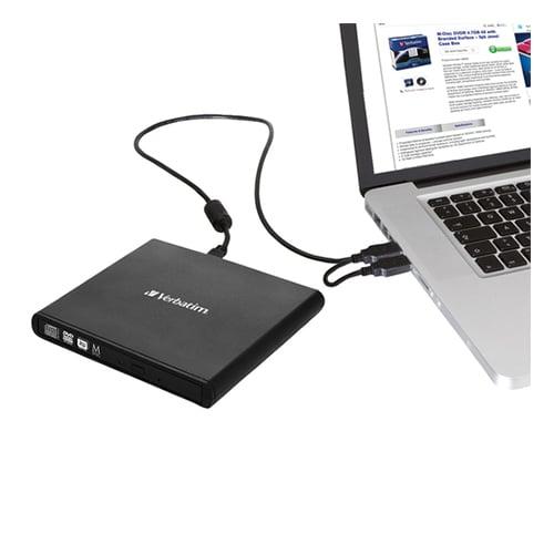 Verbatim Записвачка за CD/DVD Slimline | JAR Computers Verbatim Записвачка за CD/DVD Slimline