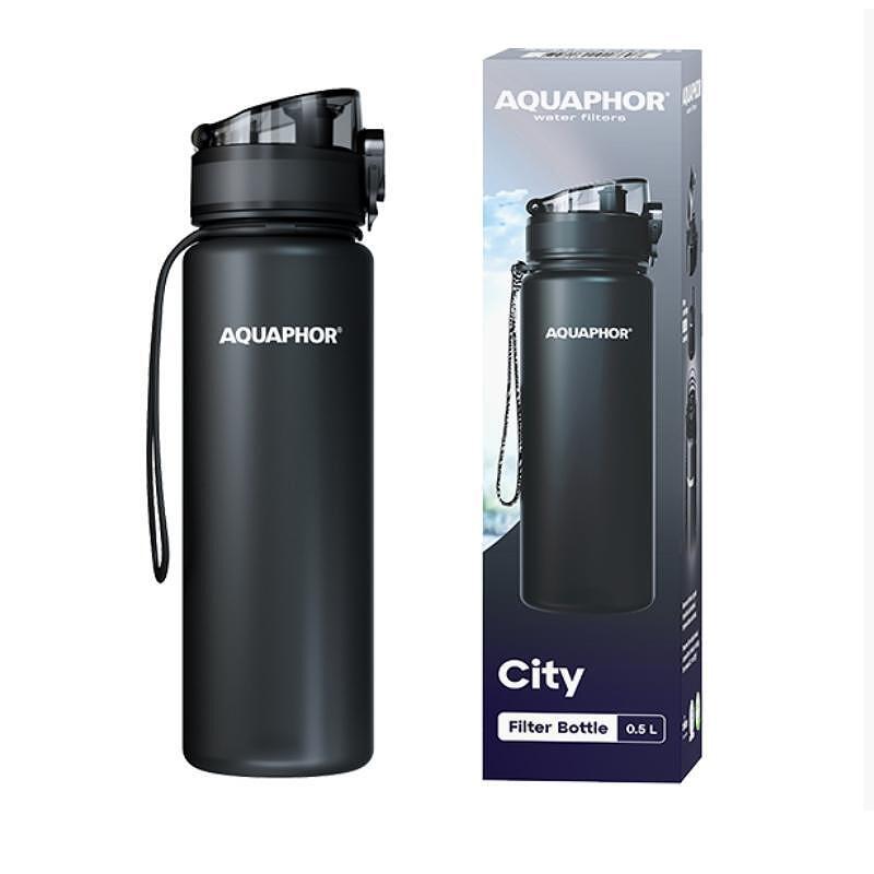 Бутилка Aquaphor Филтрираща City Tritan черна (160043) | JAR Computers Бутилка Aquaphor Филтрираща City Tritan черна (160043)