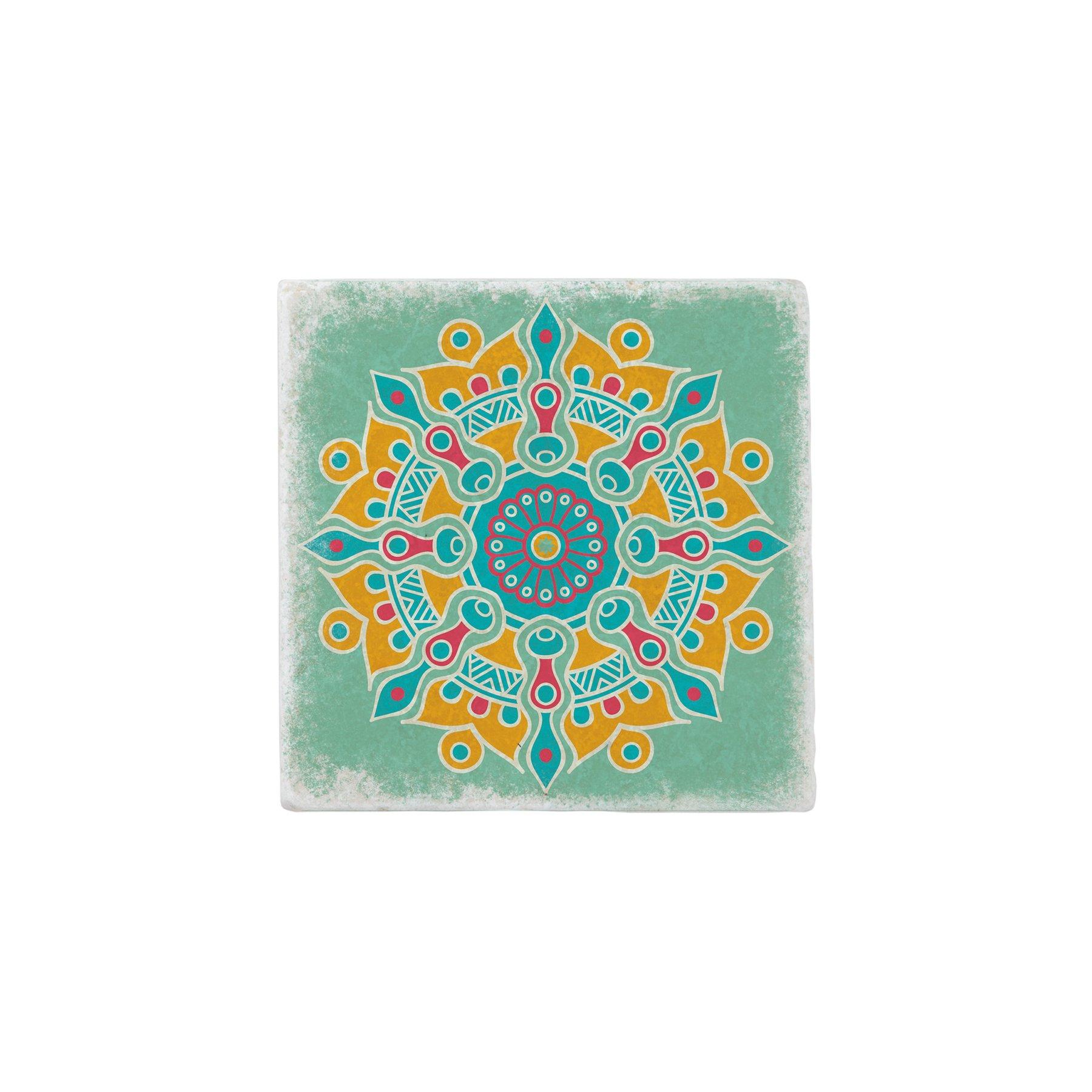 Gespaensterwald Подложка за чаша, мраморна, синьо-зелена | JAR Computers Gespaensterwald Подложка за чаша, мраморна, синьо-зелена