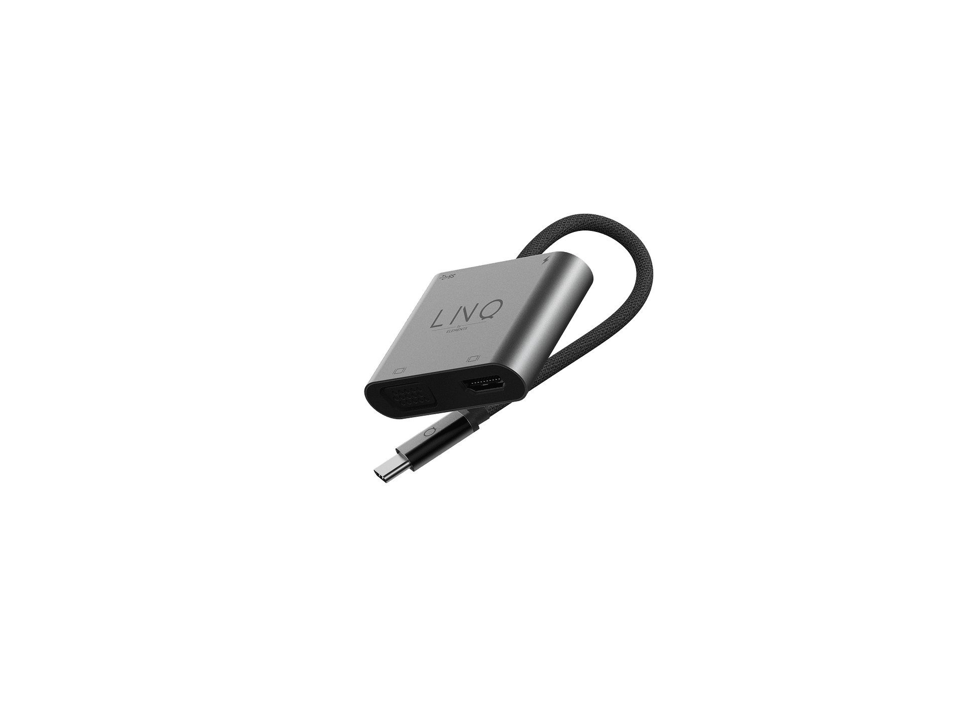 LINQ USB-C многопортов HUB 4 в 1 | JAR Computers LINQ USB-C многопортов HUB 4 в 1