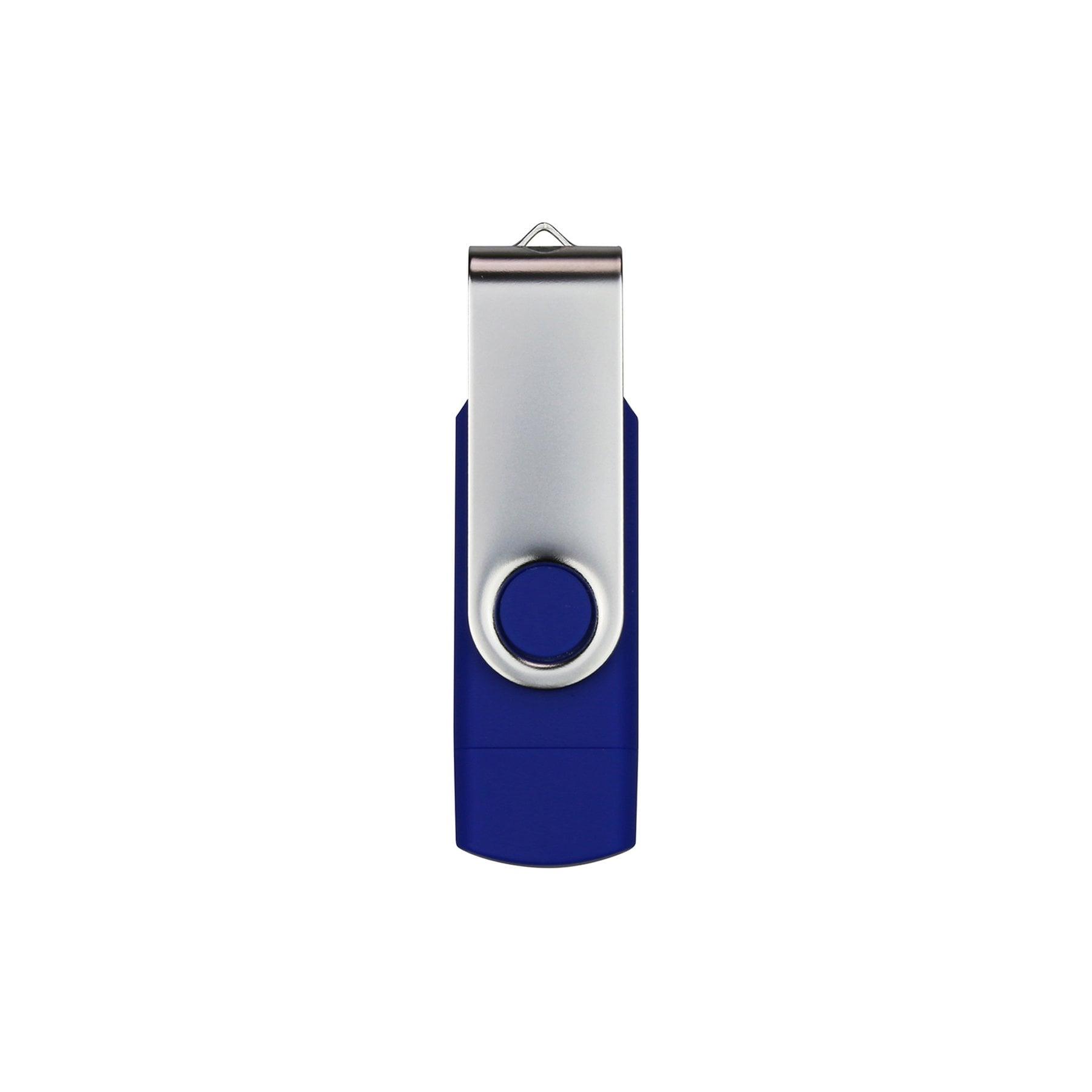 Office 1 USB флаш памет Swivel, USB 3.0, 16 GB, Type-C OTG, синя