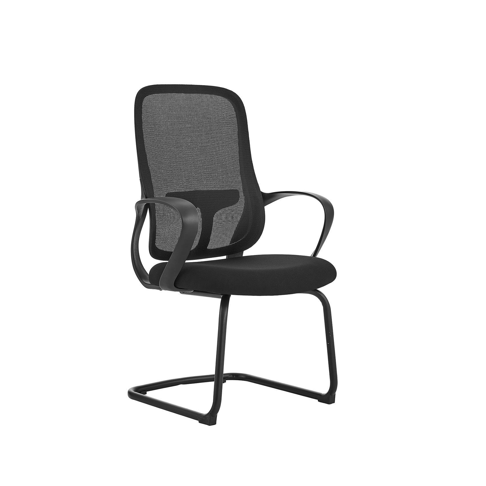 Посетителски стол RFG Mojito M, дамаска и меш, метална основа, до 120 kg, черен | JAR Computers Посетителски стол RFG Mojito M, дамаска и меш, метална основа, до 120 kg, черен