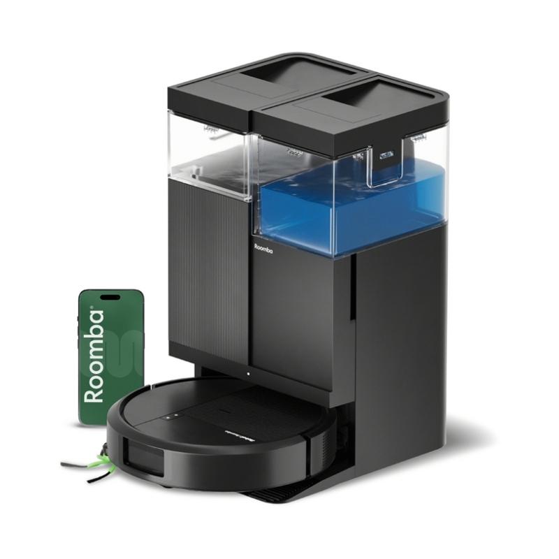 Прахосмукачка робот IRobot Roomba Plus 515 Combo + AutoWash dock (black)