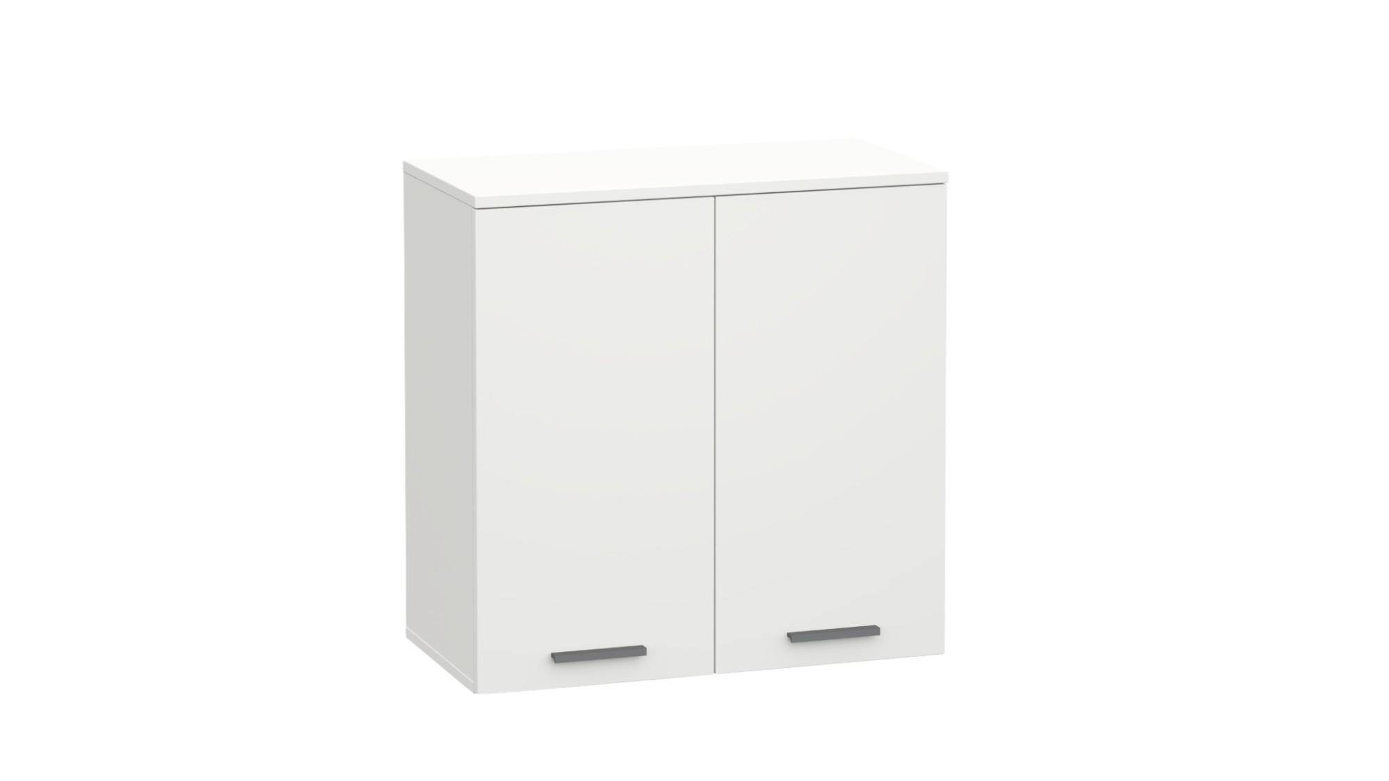 Шкаф RFG Boxi, двоен, с две врати, горен, 720 х 370 х 721 mm, ПДЧ, бял