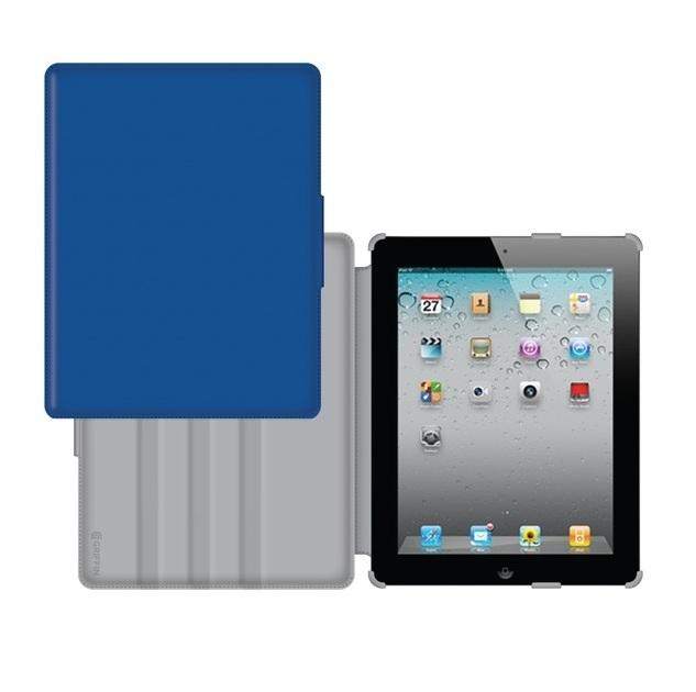 Текстилен калъф с поставка за iPad Mini, iPad mini 2, iPad mini 3 - Griffin Journal Folio Case (син) | JAR Computers Текстилен калъф с поставка за iPad Mini, iPad mini 2, iPad mini 3 - Griffin Journal Folio Case (син)