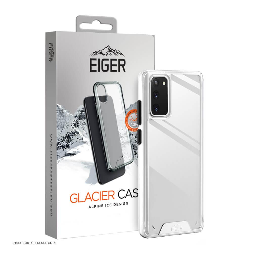 Удароустойчив хибриден кейс за Samsung Galaxy S20 FE - Eiger Glacier Case (прозрачен) | JAR Computers Удароустойчив хибриден кейс за Samsung Galaxy S20 FE - Eiger Glacier Case (прозрачен)