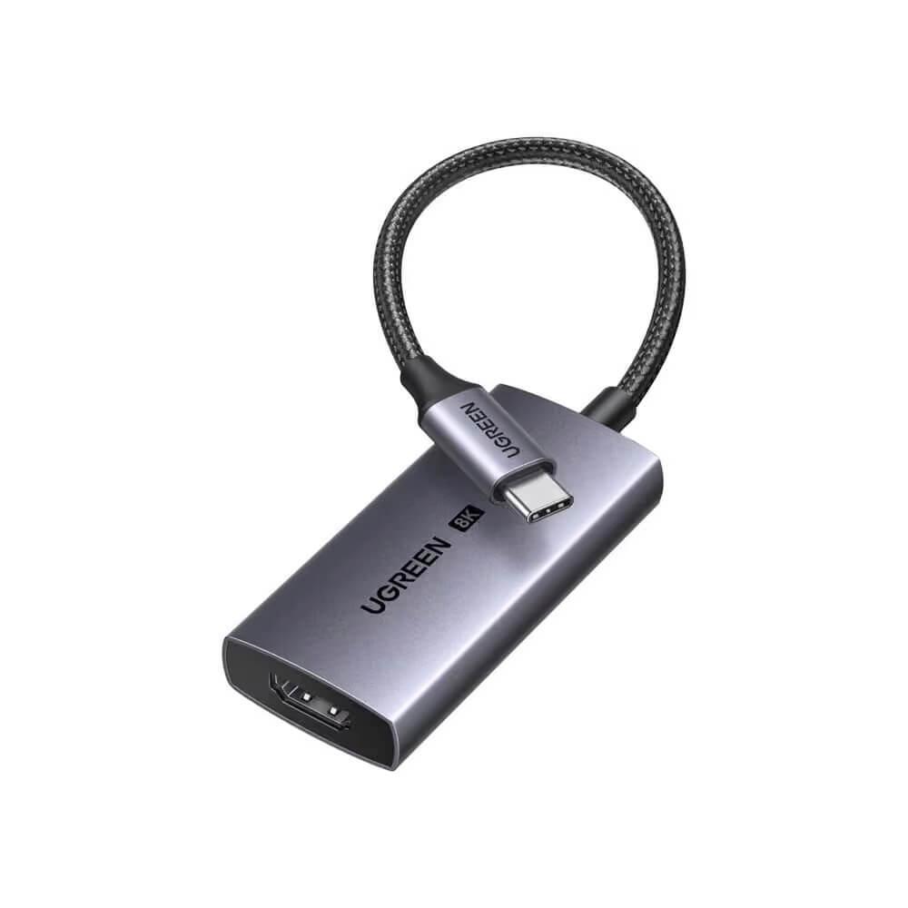 Адаптер с поддръжка на 8K за свързване от USB-C към HDMI - Ugreen CM491 Adapter USB-C to HDMI 8K (gray) | JAR Computers Адаптер с поддръжка на 8K за свързване от USB-C към HDMI - Ugreen CM491 Adapter USB-C to HDMI 8K (gray)
