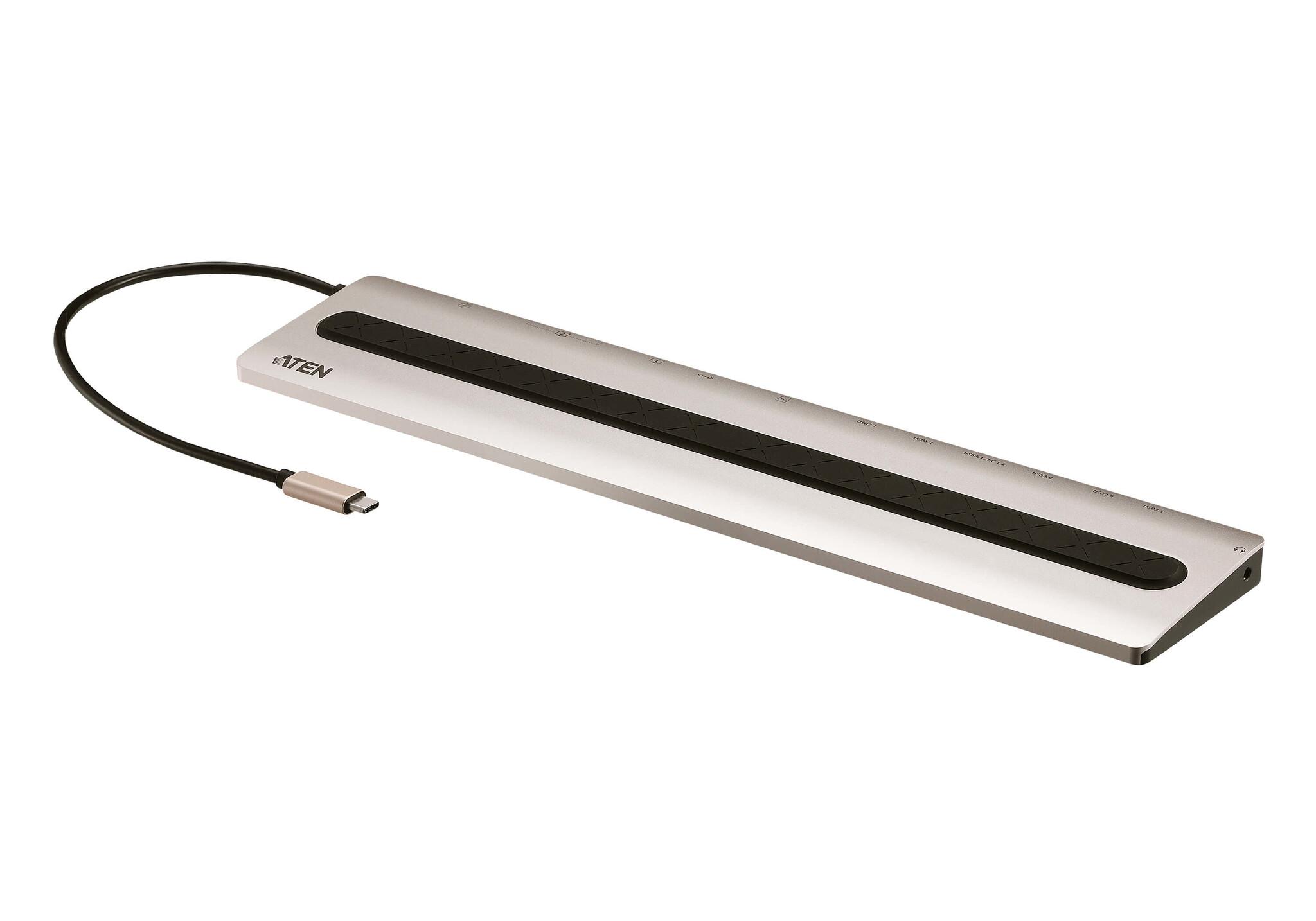 ATEN UH3237-AT докинг станция Жичен USB 3.2 Gen 1 (3.1 Gen 1) Type-C Черен, Сив | JAR Computers ATEN UH3237-AT докинг станция Жичен USB 3.2 Gen 1 (3.1 Gen 1) Type-C Черен, Сив