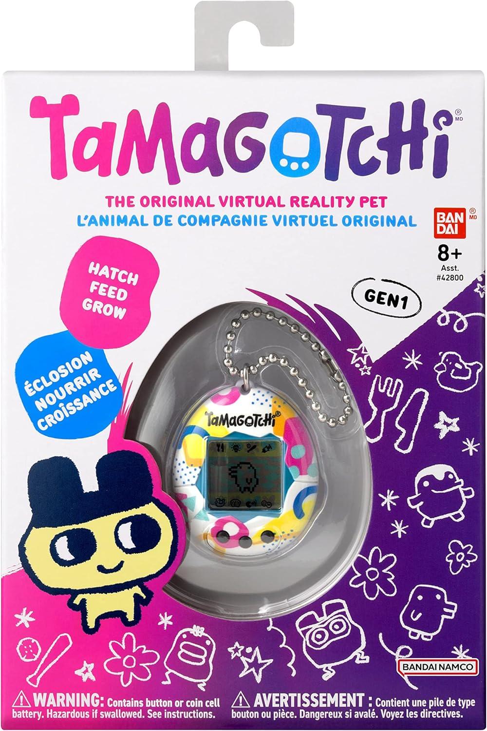 Bandai Tamagotchi Original - Memphis Style | JAR Computers Bandai Tamagotchi Original - Memphis Style