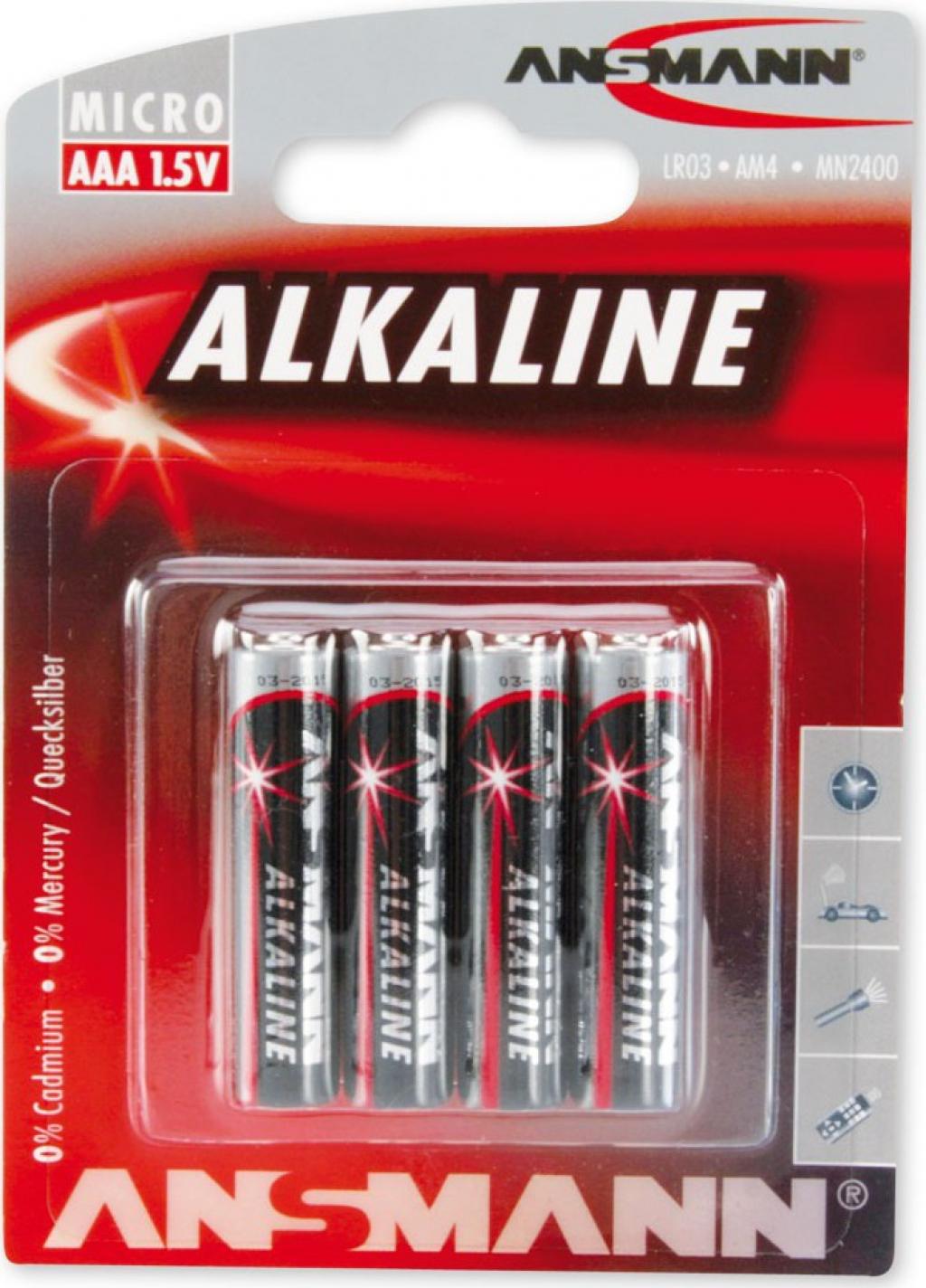 Батерии ANSMANN LR03 ANS red AAA 4B 5015553 | JAR Computers Батерии ANSMANN LR03 ANS red AAA 4B 5015553