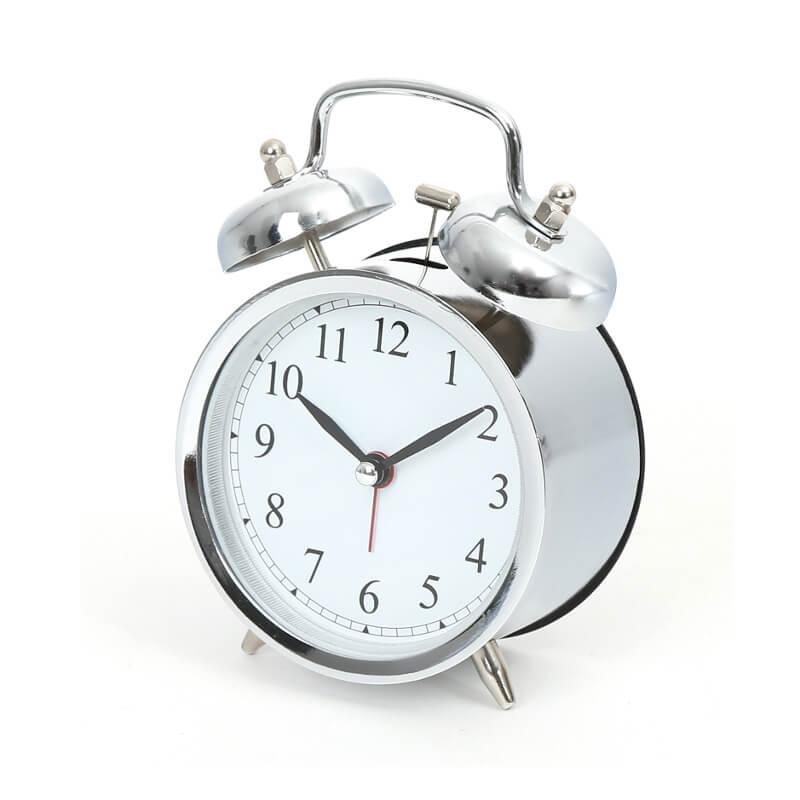 Будилник с ретро дизайн - Platinet Zegar Alarm Clock March (сребрист) | JAR Computers Будилник с ретро дизайн - Platinet Zegar Alarm Clock March (сребрист)