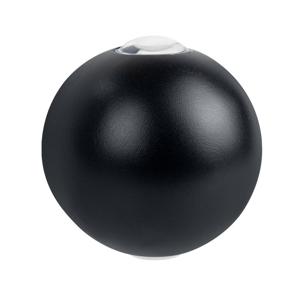 Фасадна лампа аплик DeTech , 2*3W, 4000K, IP44, Черен - 77034 | JAR Computers Фасадна лампа аплик DeTech , 2*3W, 4000K, IP44, Черен - 77034