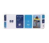 HP 81 680-ml Cyan Dye Ink Cartridge