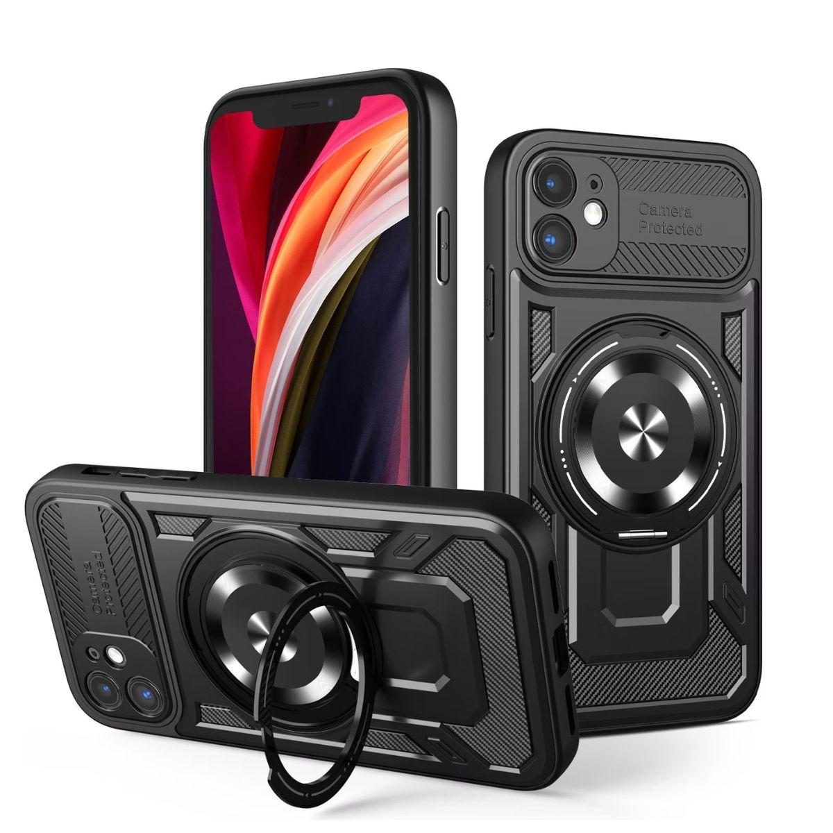 Калъф ARMOR MagRing Apple iPhone 13 Pro /черен/ | JAR Computers Калъф ARMOR MagRing Apple iPhone 13 Pro /черен/