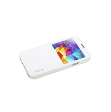 Кожен калъф и поставка за Samsung Galaxy S5, Samsung Galaxy S5 Neo - Rock Side Flip Case Uni Series Preview (бял) | JAR Computers Кожен калъф и поставка за Samsung Galaxy S5, Samsung Galaxy S5 Neo - Rock Side Flip Case Uni Series Preview (бял)
