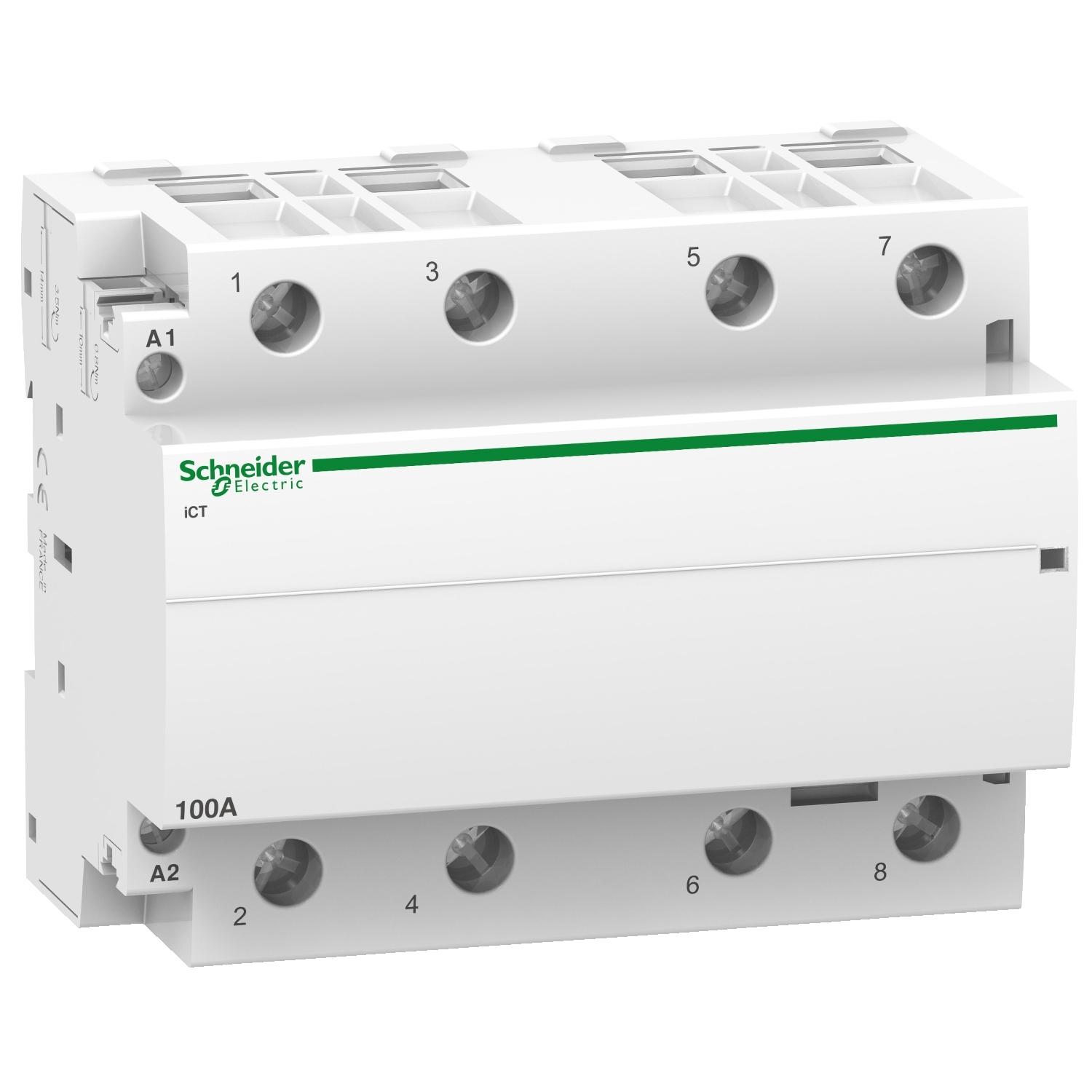 Контактор 100A 4NO 220...240V 50Hz - SCHNEIDER ELECTRIC Acti 9 iCT A9C20884 | JAR Computers Контактор 100A 4NO 220...240V 50Hz - SCHNEIDER ELECTRIC Acti 9 iCT A9C20884