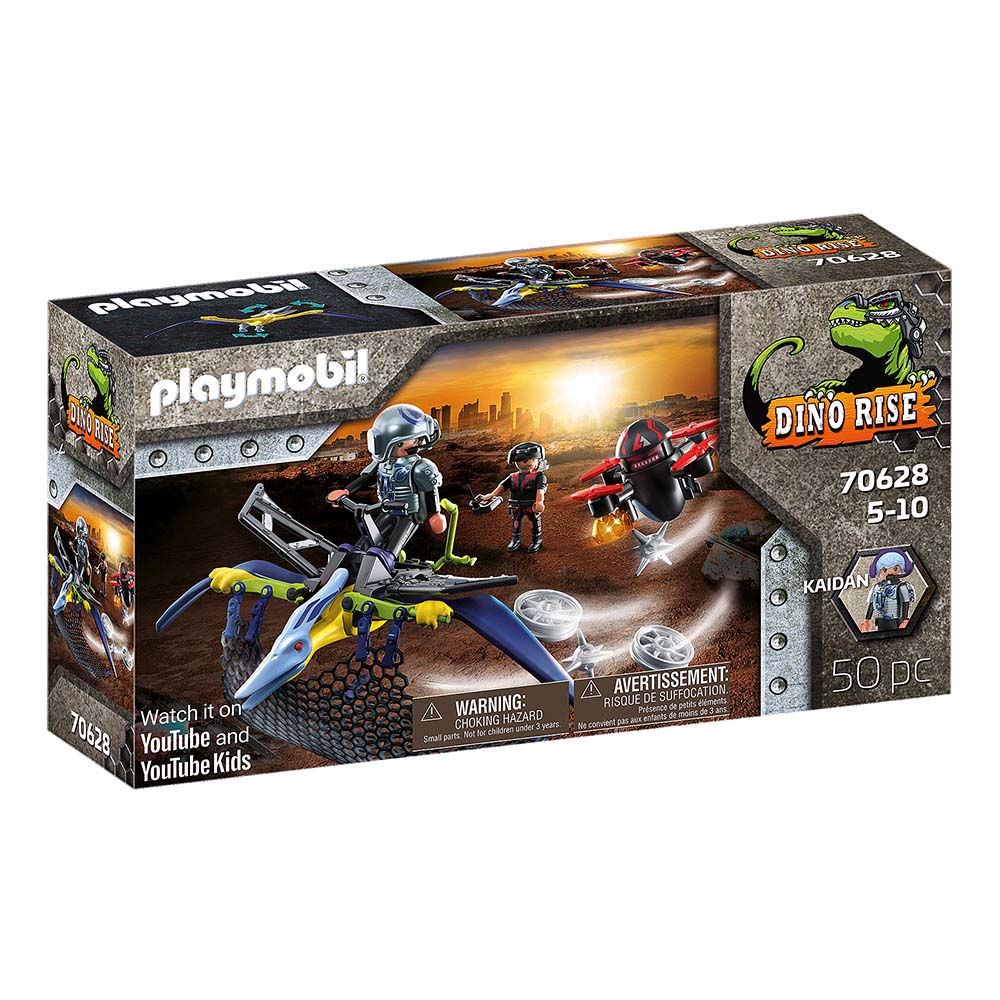 Playmobil Πτεροδάκτυλος Και Μαχητές Με Drone (70628) (PLY70628)