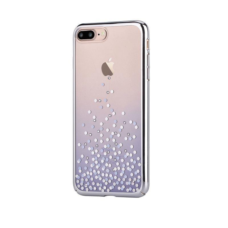 Поликарбонатов кейс за iPhone 8, iPhone 7 (с кристали Сваровски) - Comma Unique Polka 360 Case (син) | JAR Computers Поликарбонатов кейс за iPhone 8, iPhone 7 (с кристали Сваровски) - Comma Unique Polka 360 Case (син)