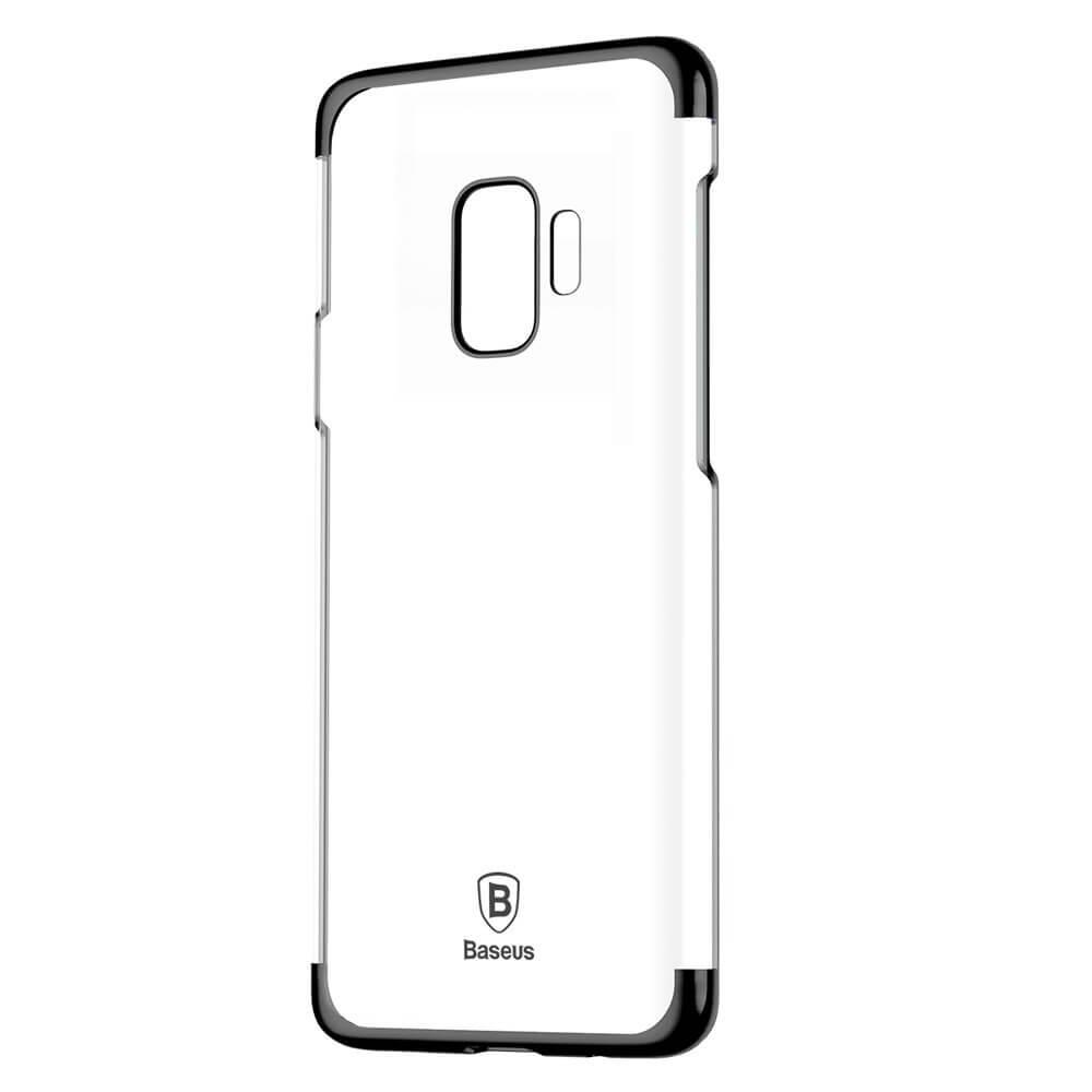 Поликарбонатов кейс за Samsung Galaxy S9 - Baseus Glitter Case (прозрачен-черен) | JAR Computers Поликарбонатов кейс за Samsung Galaxy S9 - Baseus Glitter Case (прозрачен-черен)