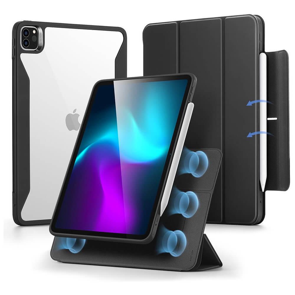 Полиуретанов калъф с отделящ се кейс и поставка за iPad Pro 13 (2024) - ESR Rebound Hybrid Case 360 (черен-прозрачен) | JAR Computers Полиуретанов калъф с отделящ се кейс и поставка за iPad Pro 13 (2024) - ESR Rebound Hybrid Case 360 (черен-прозрачен)