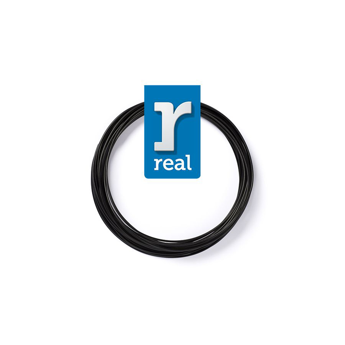 REAL PLA 3D pen filament Black ( 10 m / 1.75 mm ) (3DPFPLABLACK10MM175) (REF3DPFPLABLACK10MM175)