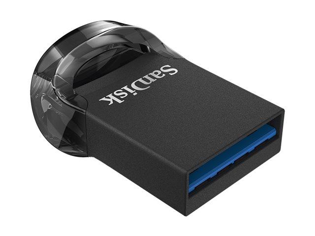SANDISK Ultra Fit USB Type-A USB 2TB Flashdrives 400MB/s Read Black