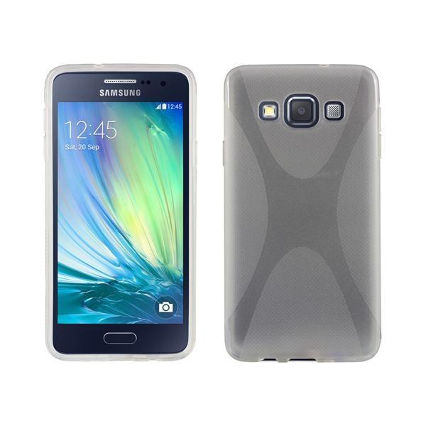 Силиконов (TPU) калъф за Samsung Galaxy A3 - X-Line Cover Case (сив) | JAR Computers Силиконов (TPU) калъф за Samsung Galaxy A3 - X-Line Cover Case (сив)