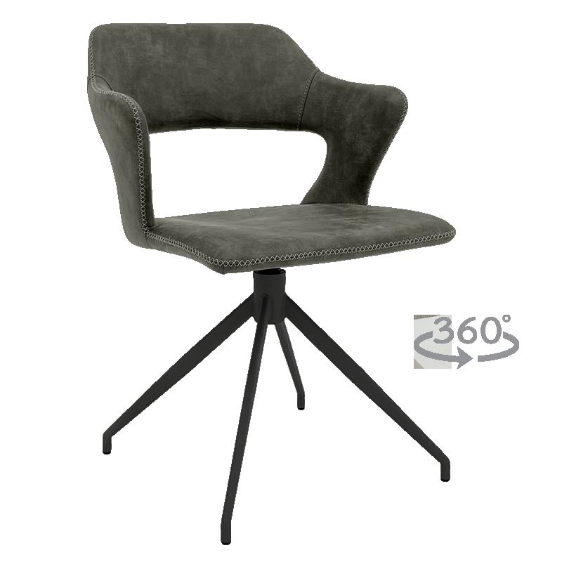 Трапезен стол RAPLA - тъмносив 09 | JAR Computers Трапезен стол RAPLA - тъмносив 09