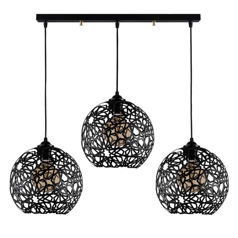 Троен полилей Elefant 527ABY1778, Метал, 115 см, Черен | JAR Computers Троен полилей Elefant 527ABY1778, Метал, 115 см, Черен