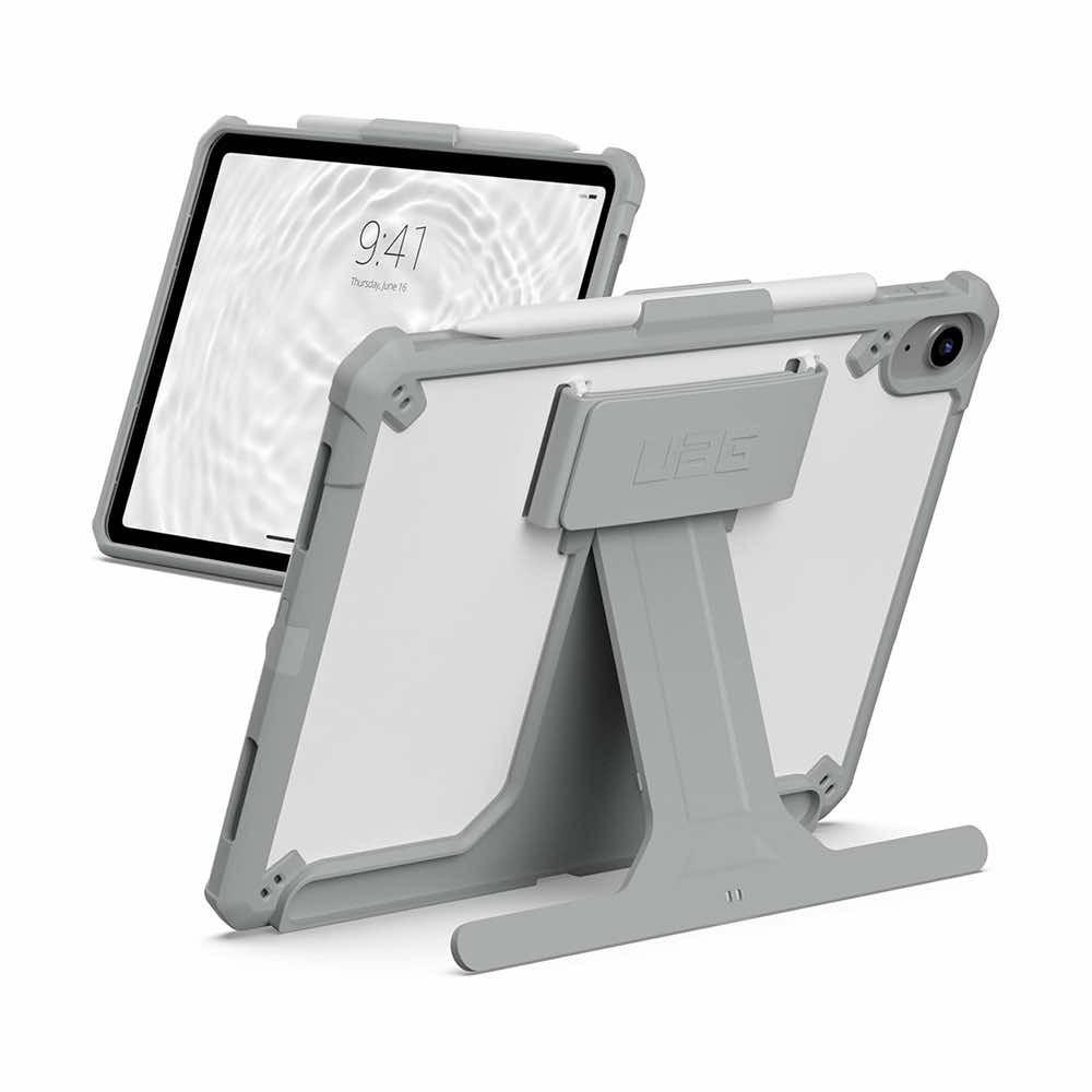 Urban Armor Gear Plasma Healthcare Case - удароустойчив хибриден кейс от най-висок клас за iPad 10 (2022) (бял) (bulk)