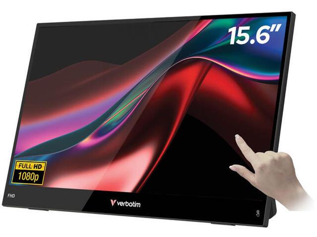 Verbatim Portable Touchscreen Monitor 15.6" - LIGHT Series
