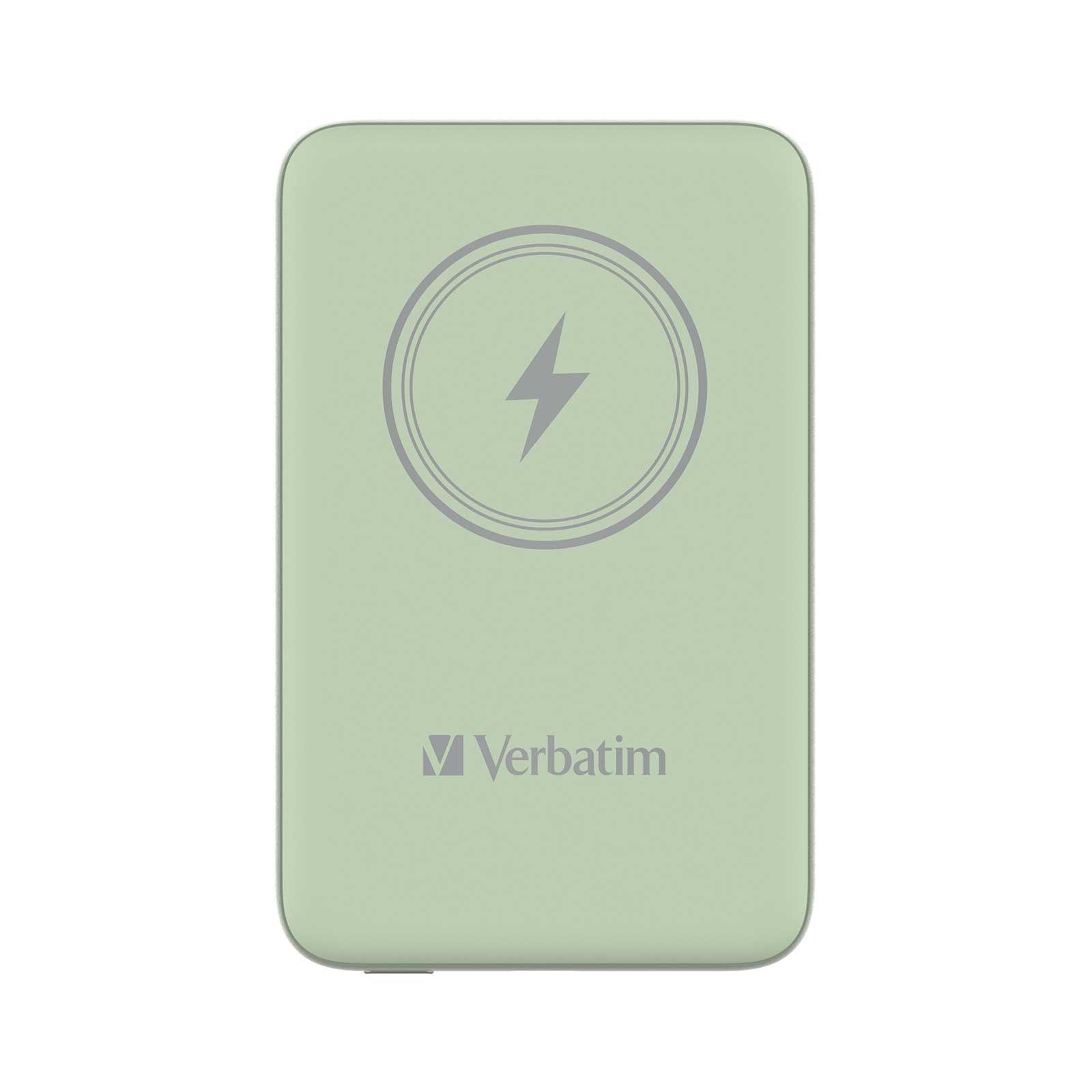 Verbatim Външна батерия Charge 'n' Go, магнитна, 10000 mAh, зелена | JAR Computers Verbatim Външна батерия Charge 'n' Go, магнитна, 10000 mAh, зелена