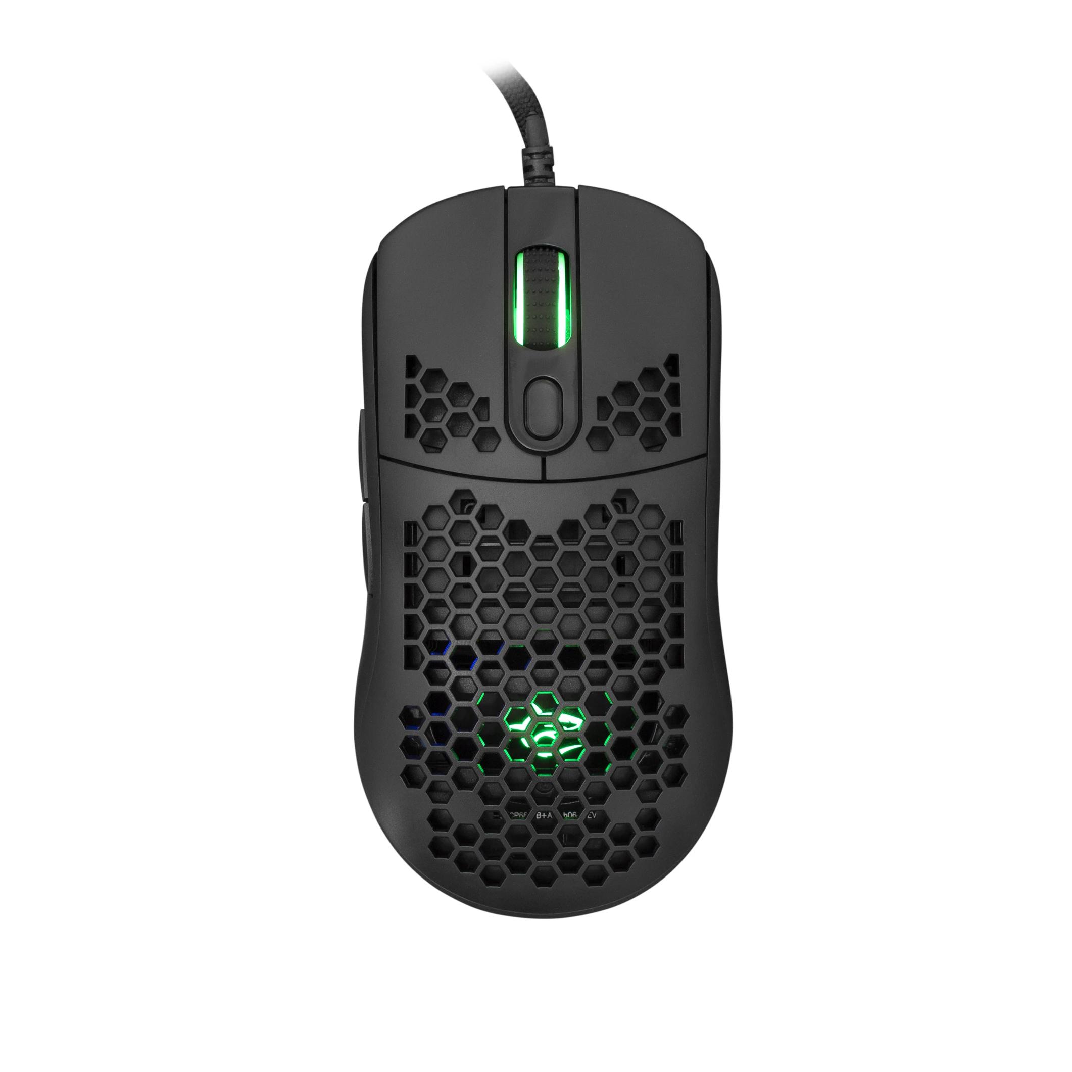 White Shark геймърска мишка Gaming Mouse GALAHAD - 7200dpi, 1000Hz, Black