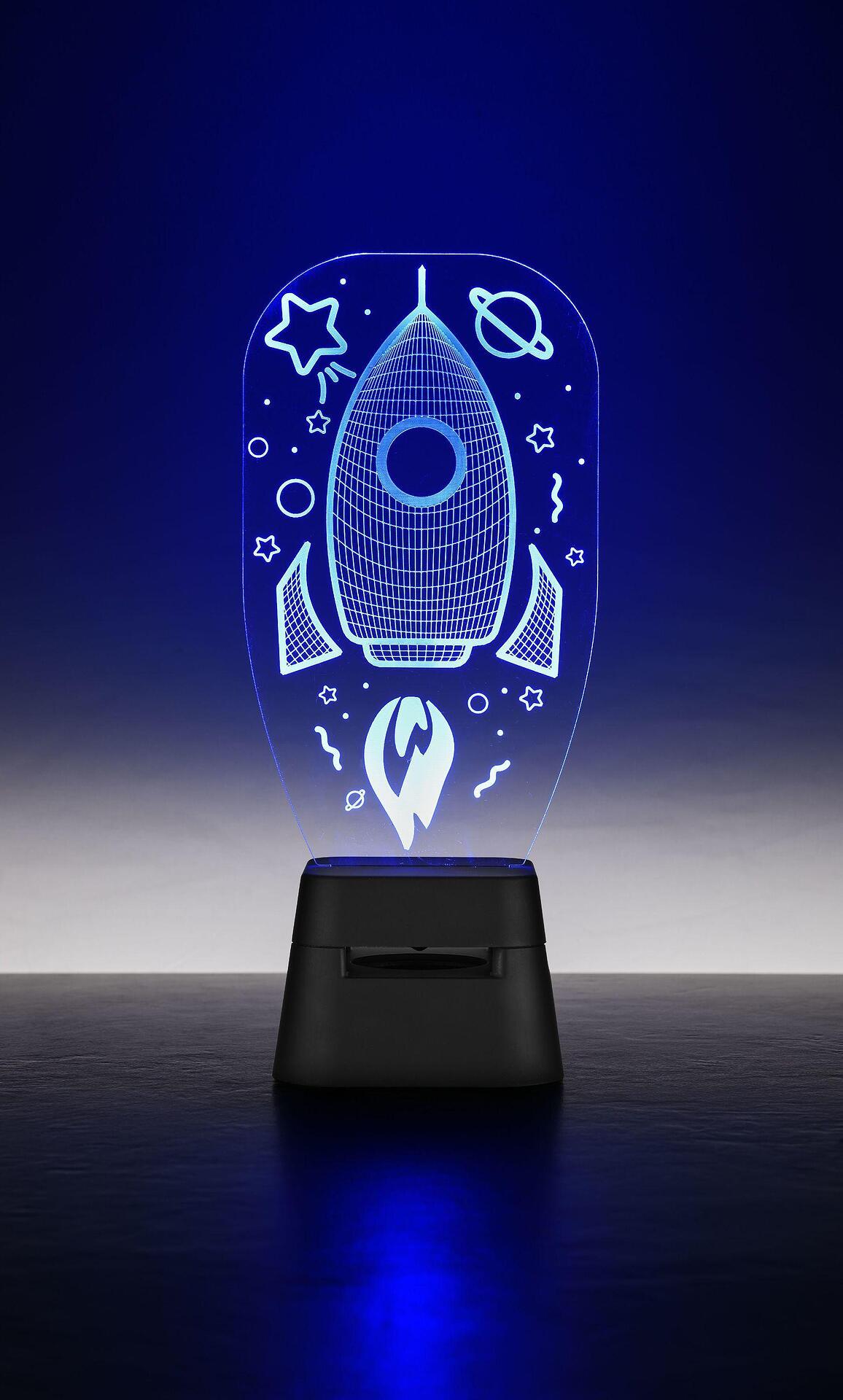 Bluetooth колонка Led Lights, Ракета