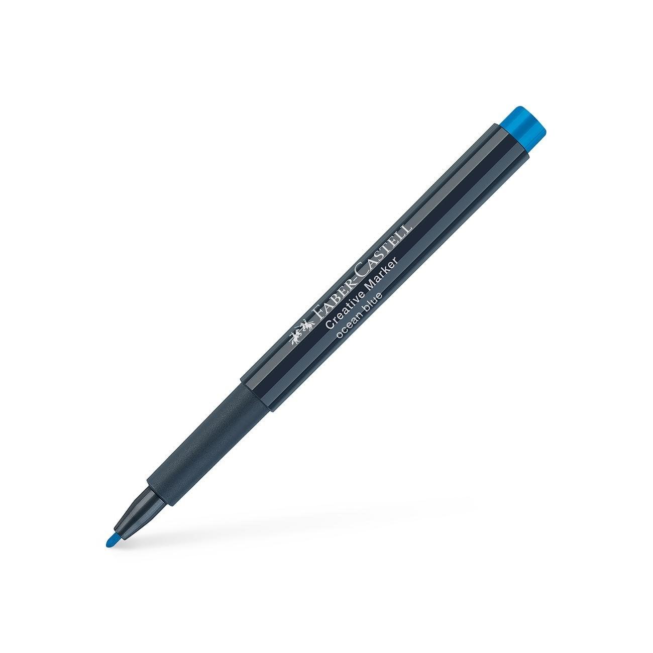 Faber-Castell Маркер Creative, объл, цвят 143 - океанскосин