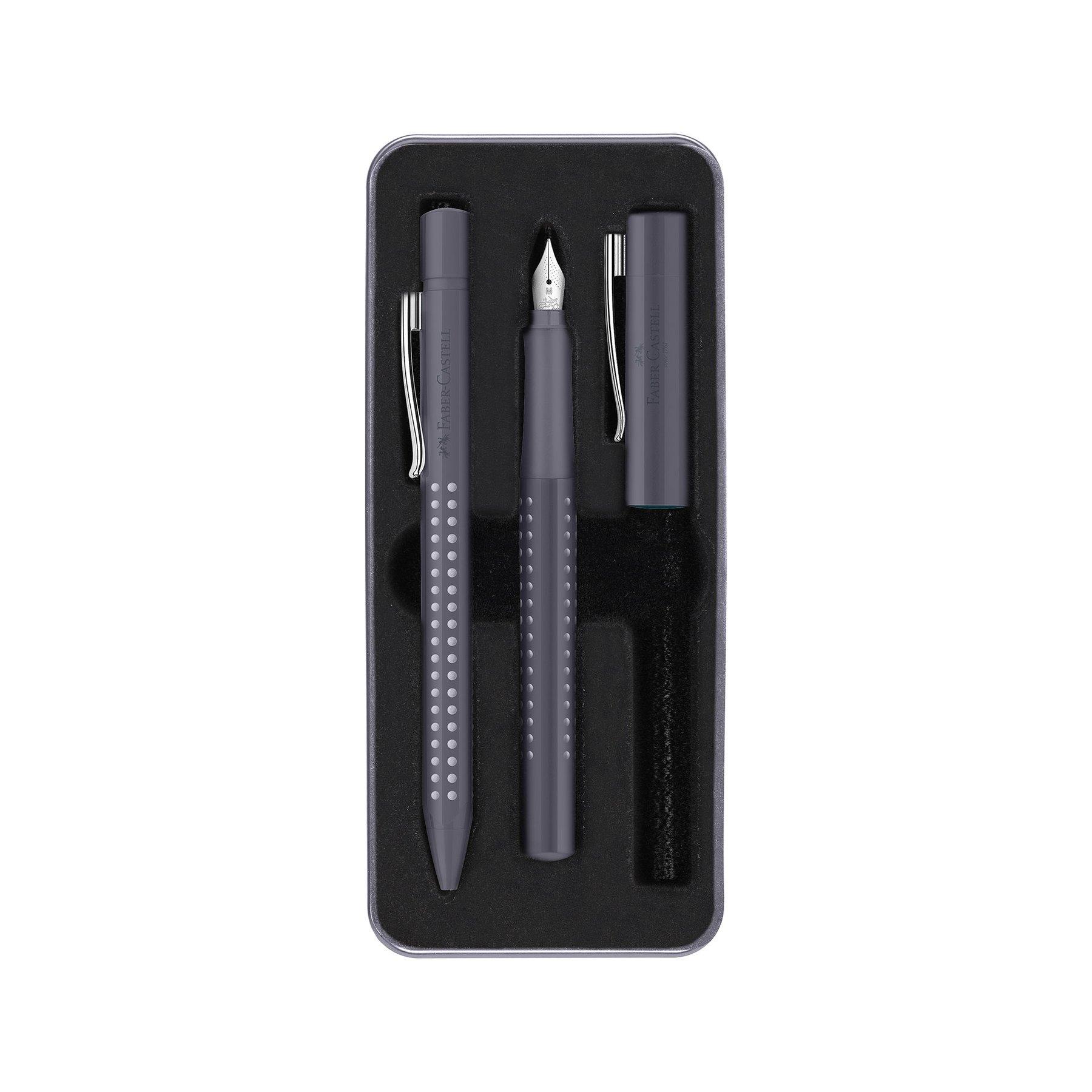 Faber-Castell Писалка и химикалка Grip 2010, M, наситеносиви | JAR Computers Faber-Castell Писалка и химикалка Grip 2010, M, наситеносиви