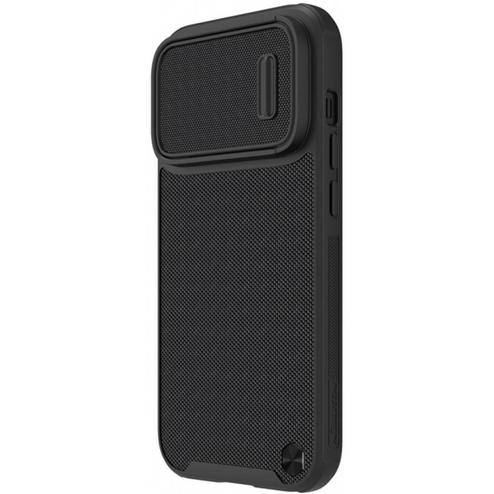 Хибриден удароустойчив кейс с MagSafe за iPhone 14 Pro Max - Nillkin Textured S Magnetic Rugged Case (черен) | JAR Computers Хибриден удароустойчив кейс с MagSafe за iPhone 14 Pro Max - Nillkin Textured S Magnetic Rugged Case (черен)