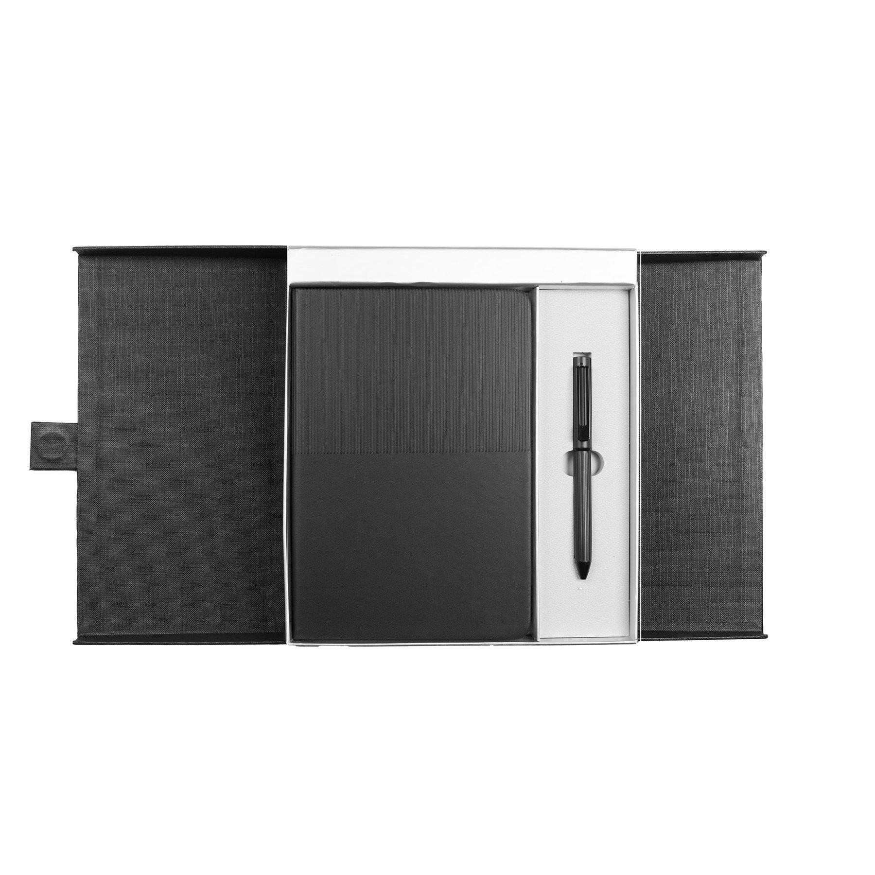 Office 1 Комплект тефтер и химикалка Matrix Neo, в кутия, черен | JAR Computers Office 1 Комплект тефтер и химикалка Matrix Neo, в кутия, черен