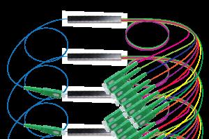 Оптичен сплитер PON PLC 1x8 мини (с APC конектори) | JAR Computers Оптичен сплитер PON PLC 1x8 мини (с APC конектори)